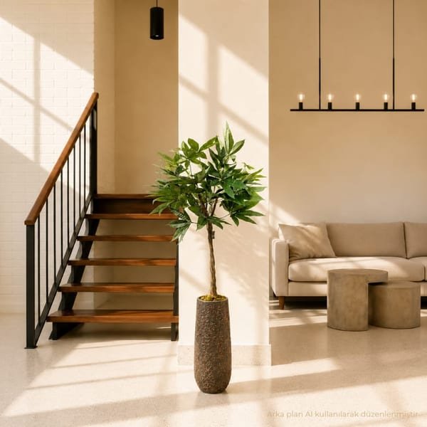 Dekoratif Ficus Ağacı - Yapay (110 cm) — görsel 3